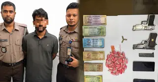 বনানী থেকে পিস্তল-গুলিসহ তালিকাভুক্ত সন্ত্রাসী ও মাদক ব্যবসায়ী গ্রেপ্তার